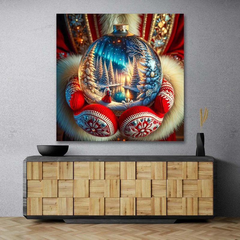 5D Diamond Painting – Magie der Weihnachtskugel