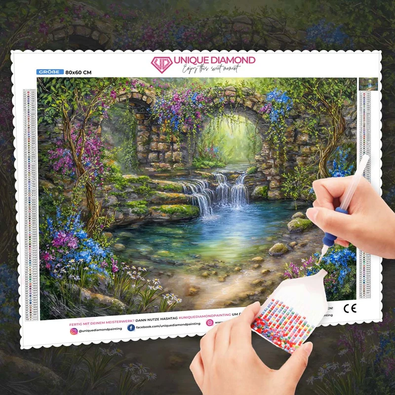 5D Diamond Painting – Das Geheimnis der Elfenbrücke