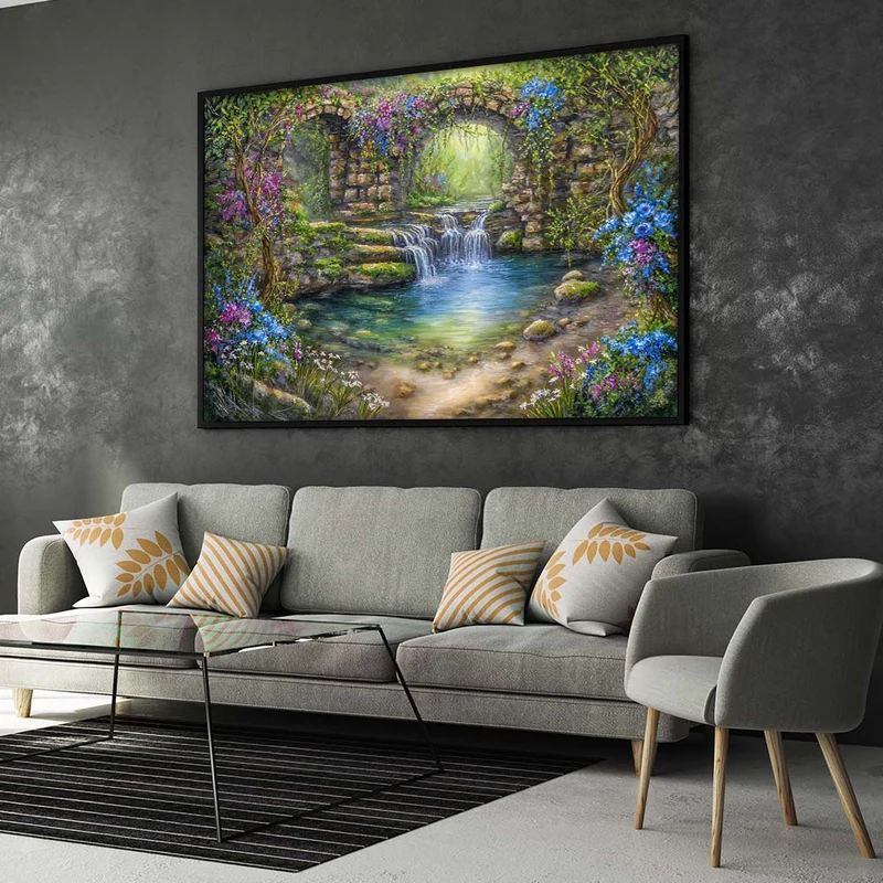 5D Diamond Painting – Das Geheimnis der Elfenbrücke