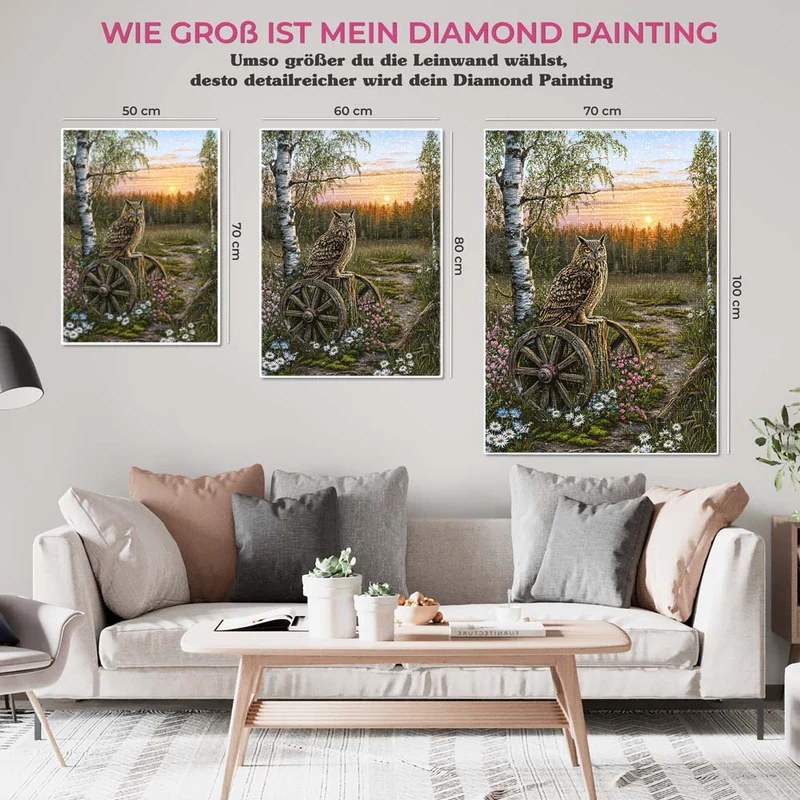 5D Diamond Painting – Wächter der Abenddämmerung
