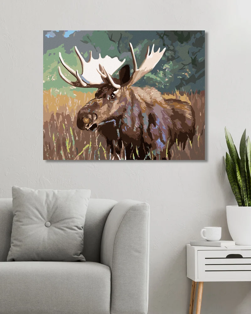Diamond painting - EINSAMER ELCH (D. RUSTY RUST)