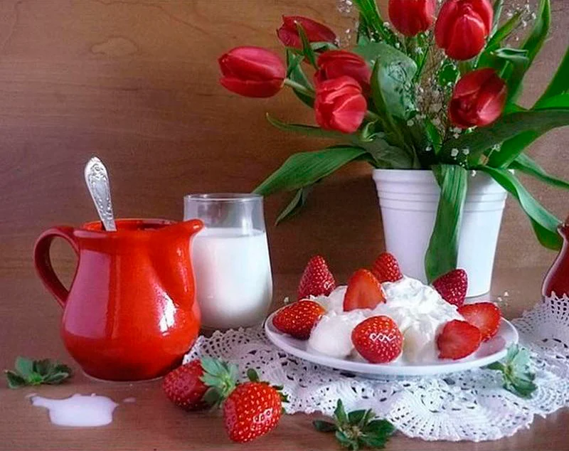 Flowers and Breakfast PIX-188