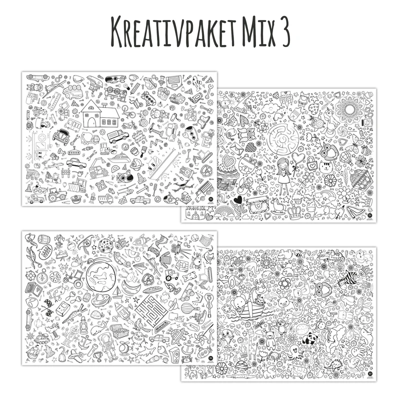 Kleine Maldecke Mix-Paket 3