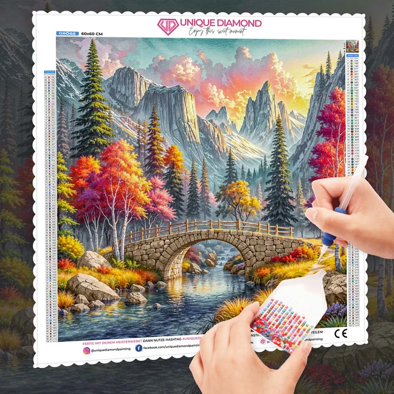 5D Diamond Painting – Die Brücke von Eldarhain