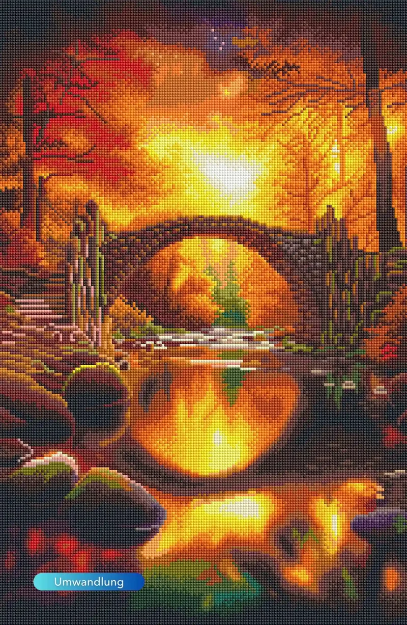 Diamond Painting - Brücke der ewigen Stunde "Limited Edition"