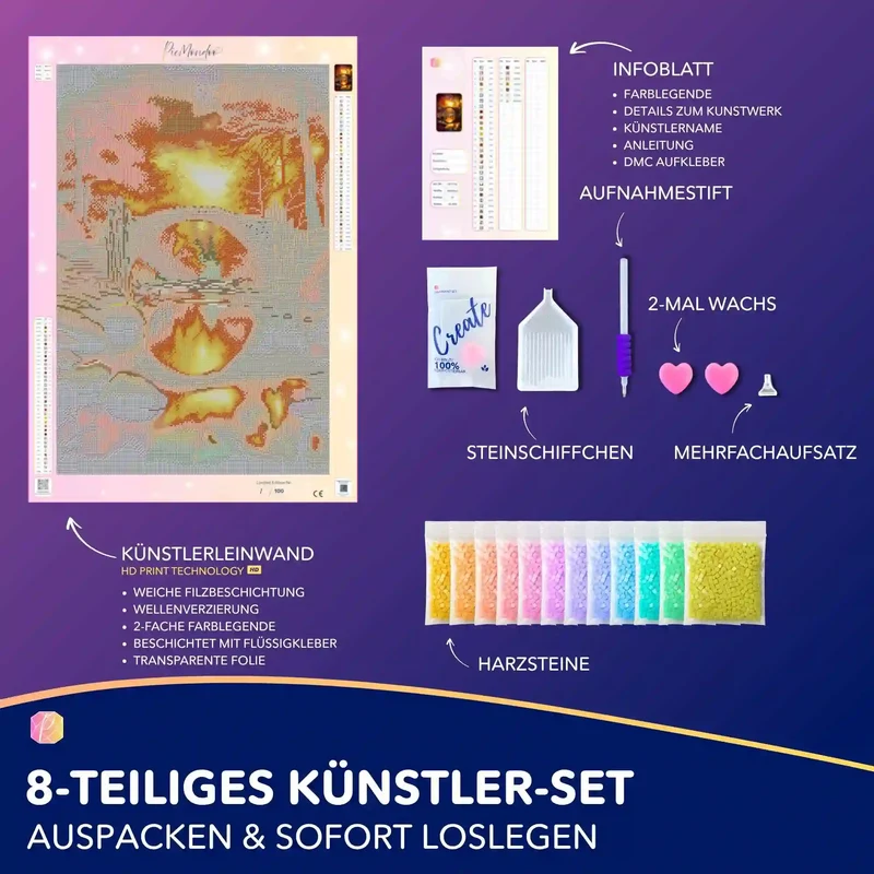 Diamond Painting - Brücke der ewigen Stunde "Limited Edition"