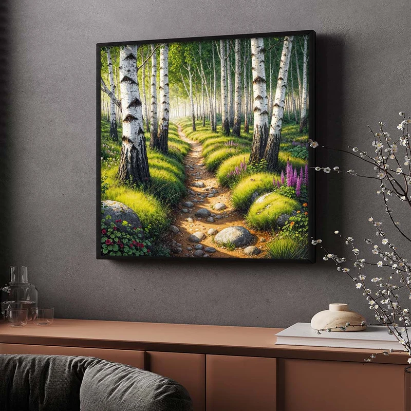 5D Diamond Painting – Pfad des sanften Lichts