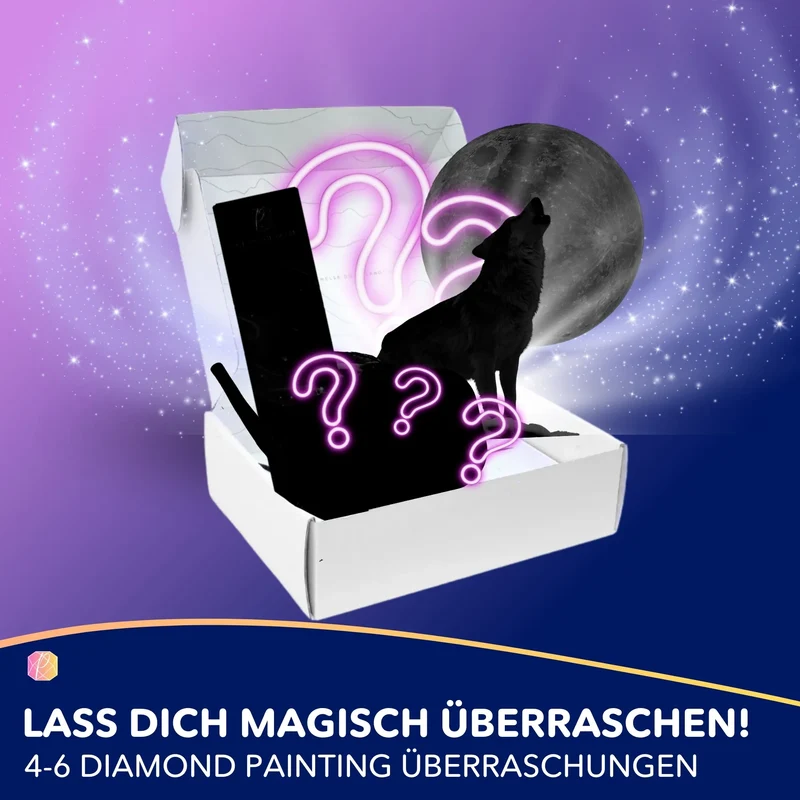 Diamond Painting Mystery-Box Limited "Wolves Edition" (#2)