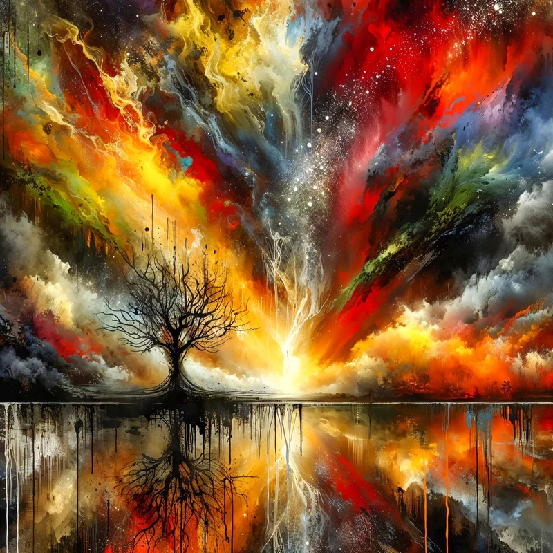 5D Diamond Painting – Baum des Lichts