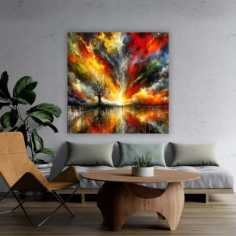 5D Diamond Painting – Baum des Lichts