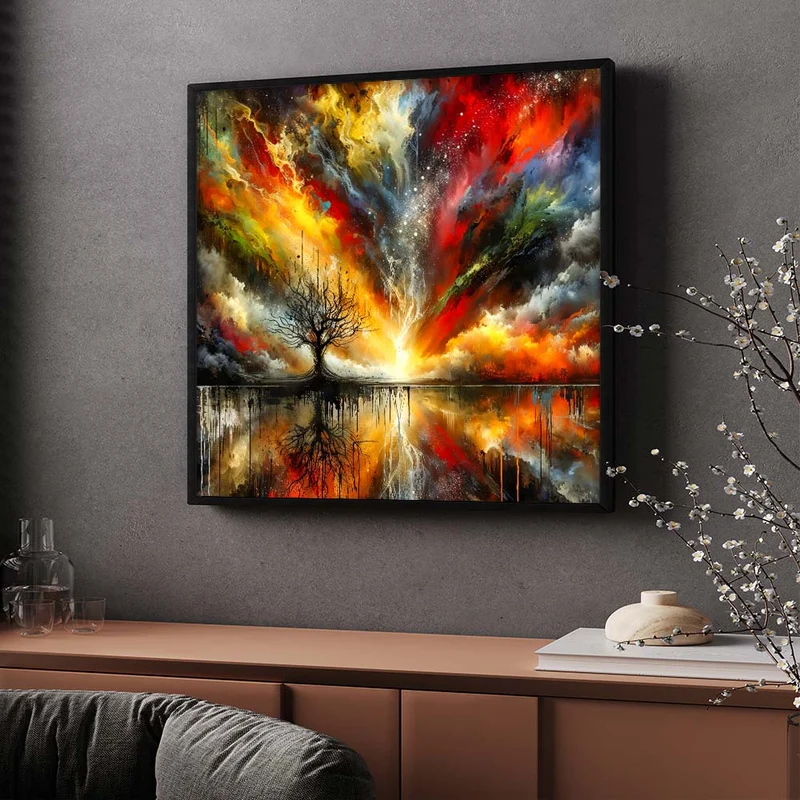 5D Diamond Painting – Baum des Lichts
