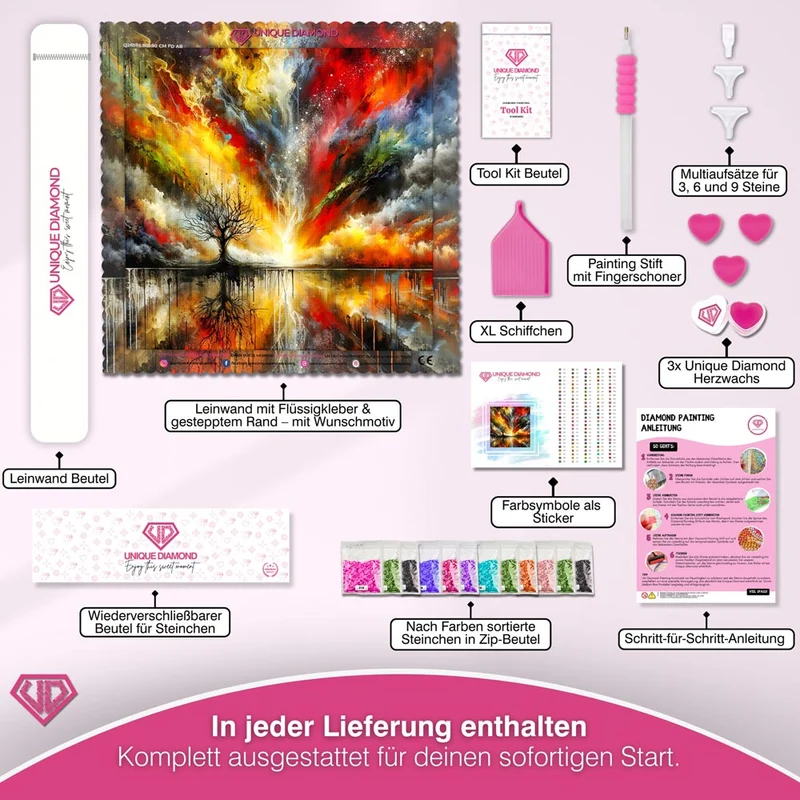 5D Diamond Painting – Baum des Lichts
