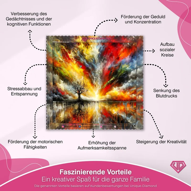 5D Diamond Painting – Baum des Lichts