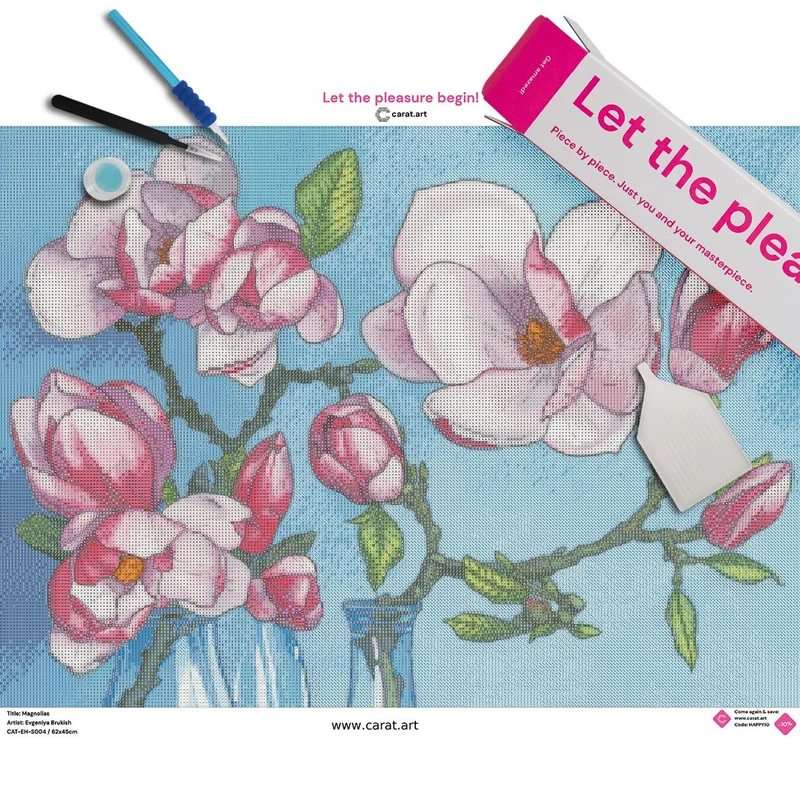 Diamond Painting - Evgeniya Brukish - Magnolias