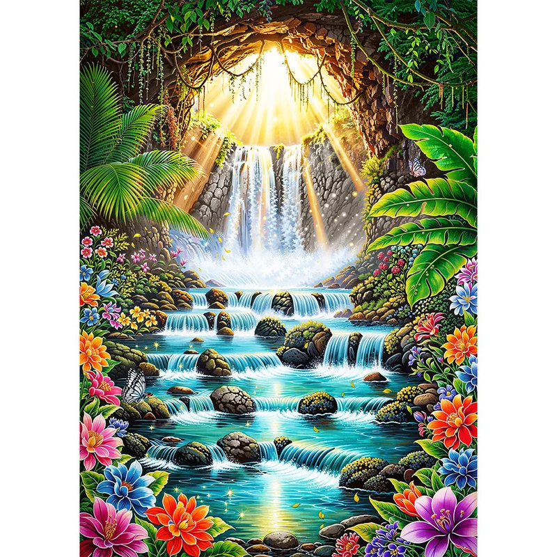 5D Diamond Painting – Solaras Tropenquelle