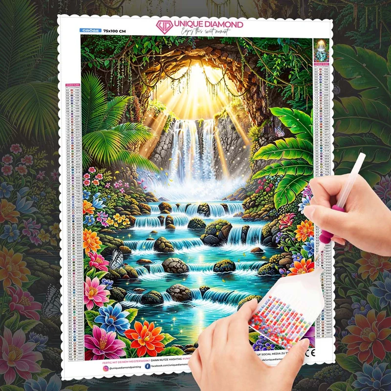 5D Diamond Painting – Solaras Tropenquelle