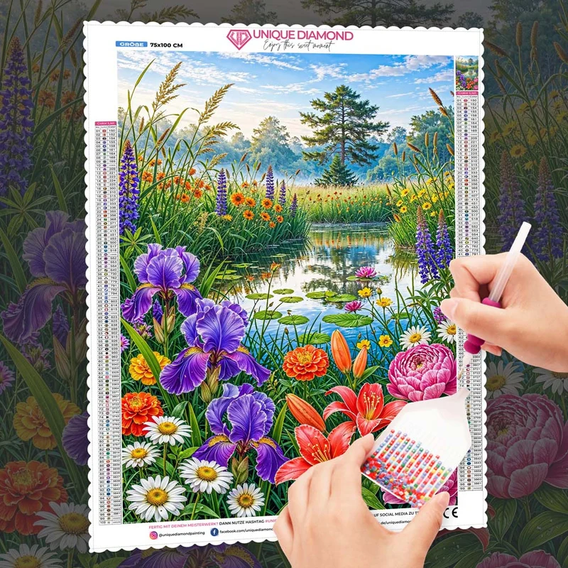 5D Diamond Painting – Garten der Liora