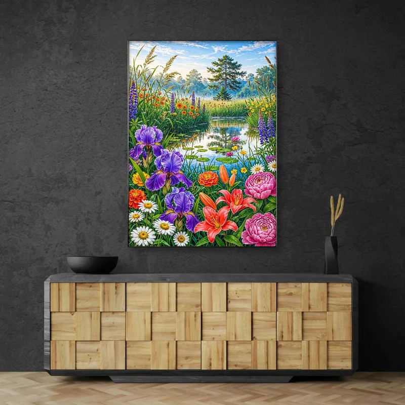 5D Diamond Painting – Garten der Liora