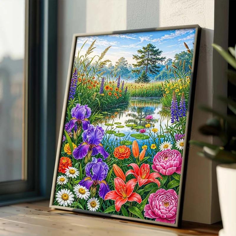 5D Diamond Painting – Garten der Liora