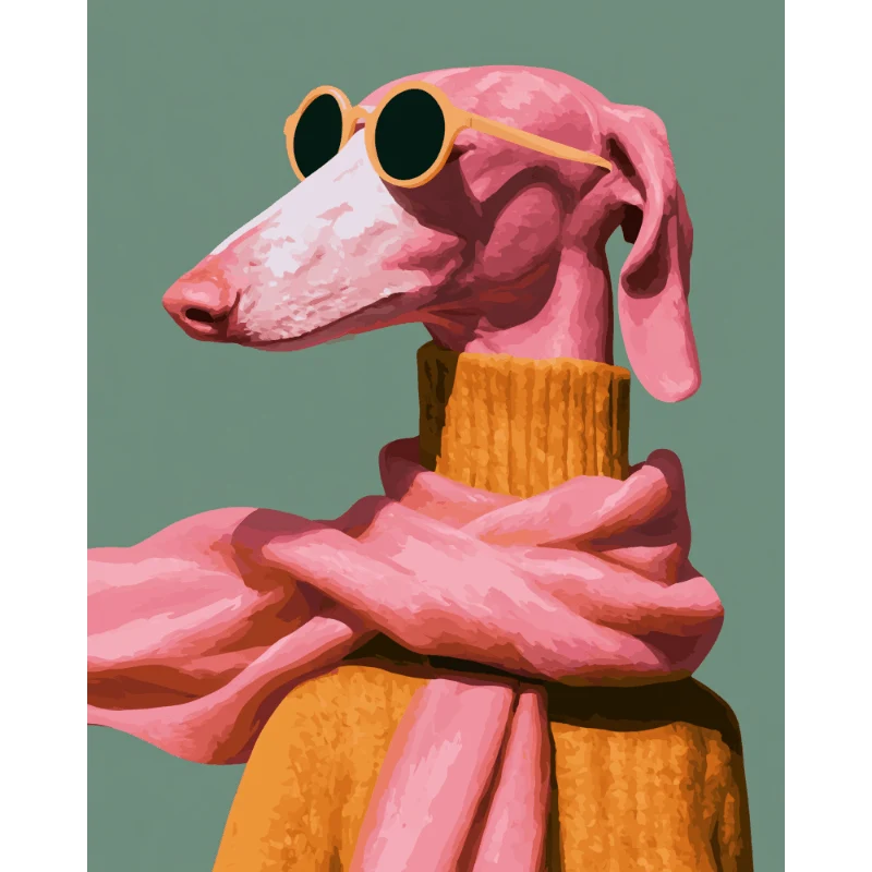 Flamingo-Hunde-Chic