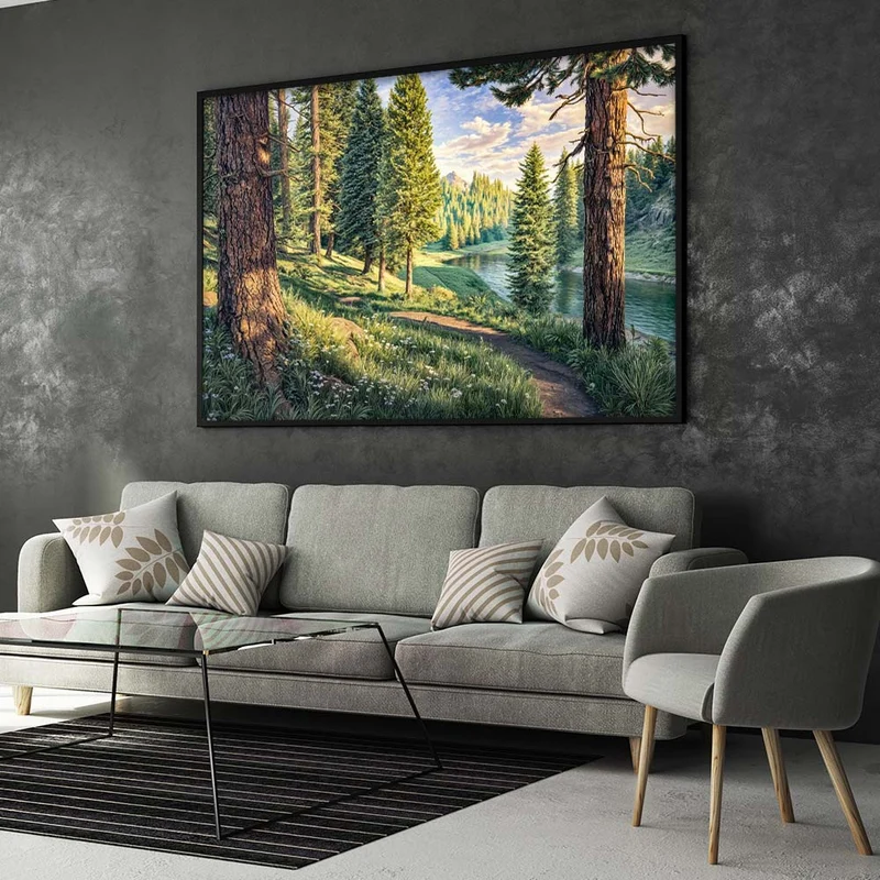 5D Diamond Painting – Pfad der Morgenstille