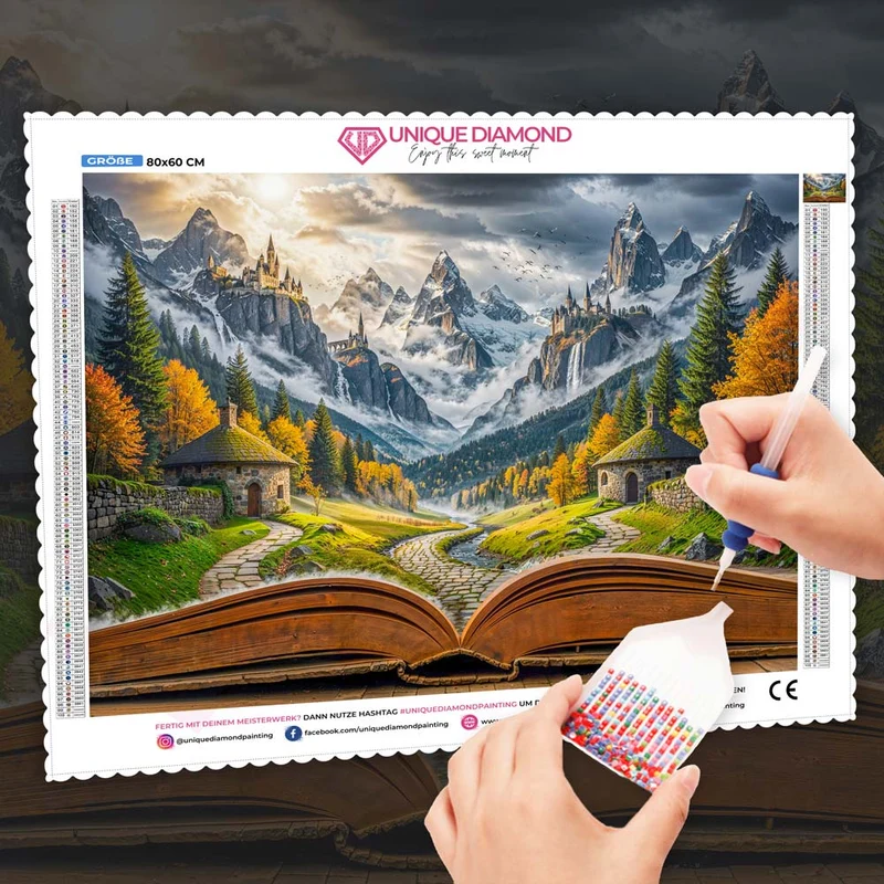 5D Diamond Painting – Das verborgene Königreich von Elenora
