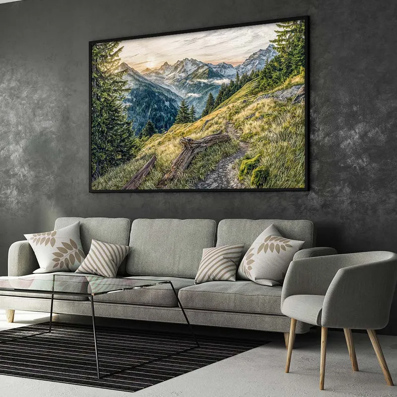 5D Diamond Painting – Pfad der Gipfelträume