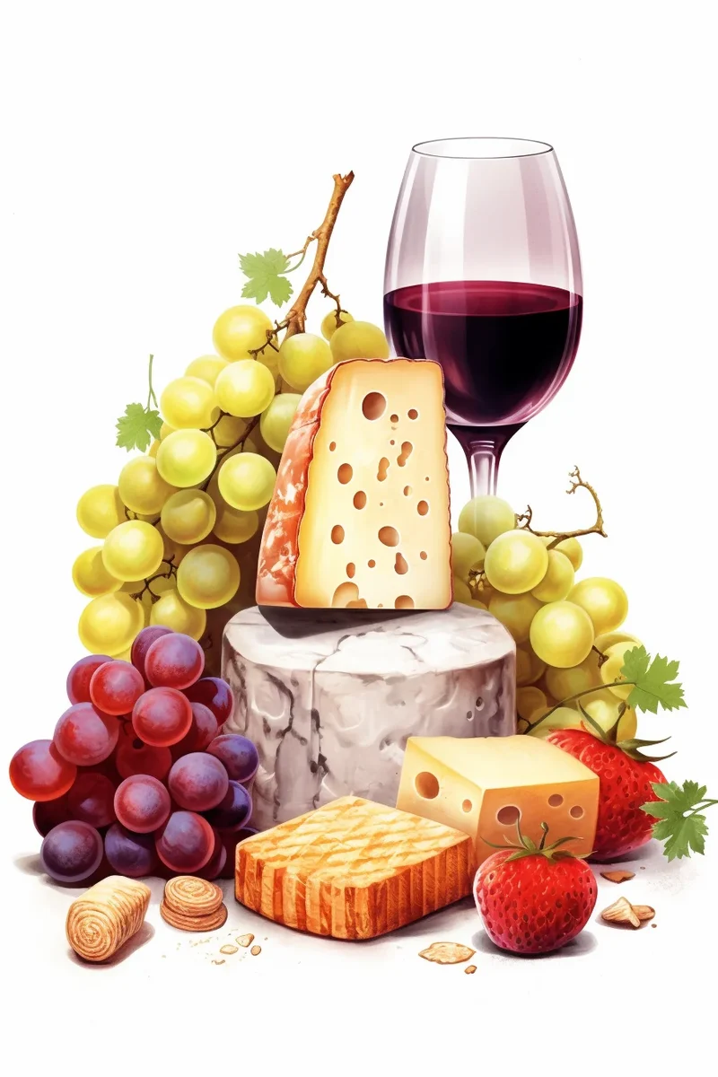 Cheese And Wine Diamond Art Kit