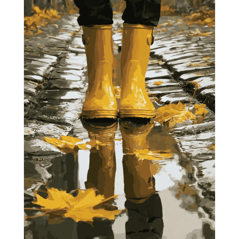 Gummistiefel Spiegelung