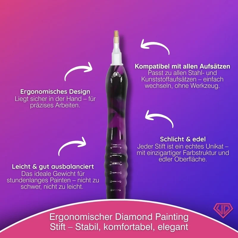 Diamond Painting Ergonomischer Premium-Stift – Twilight Shadow