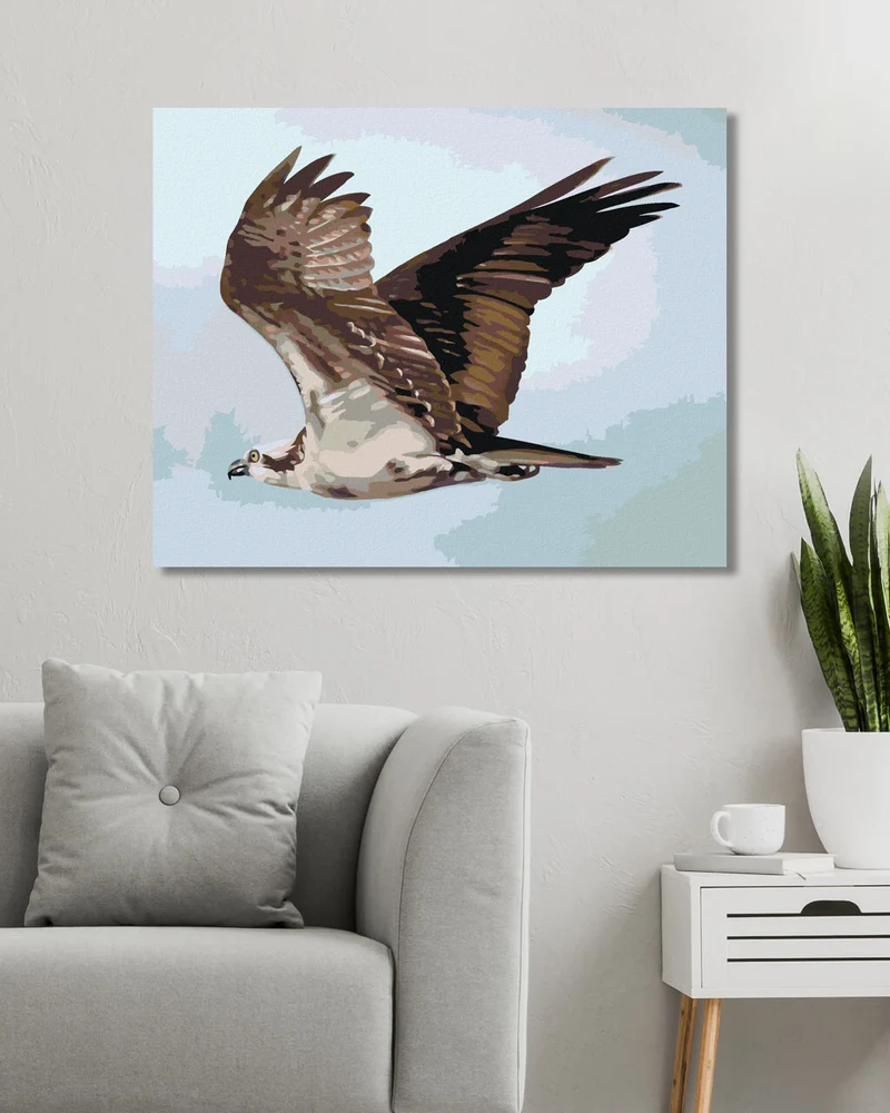 Diamond painting - ADLER IM FLUG (D. RUSTY RUST)