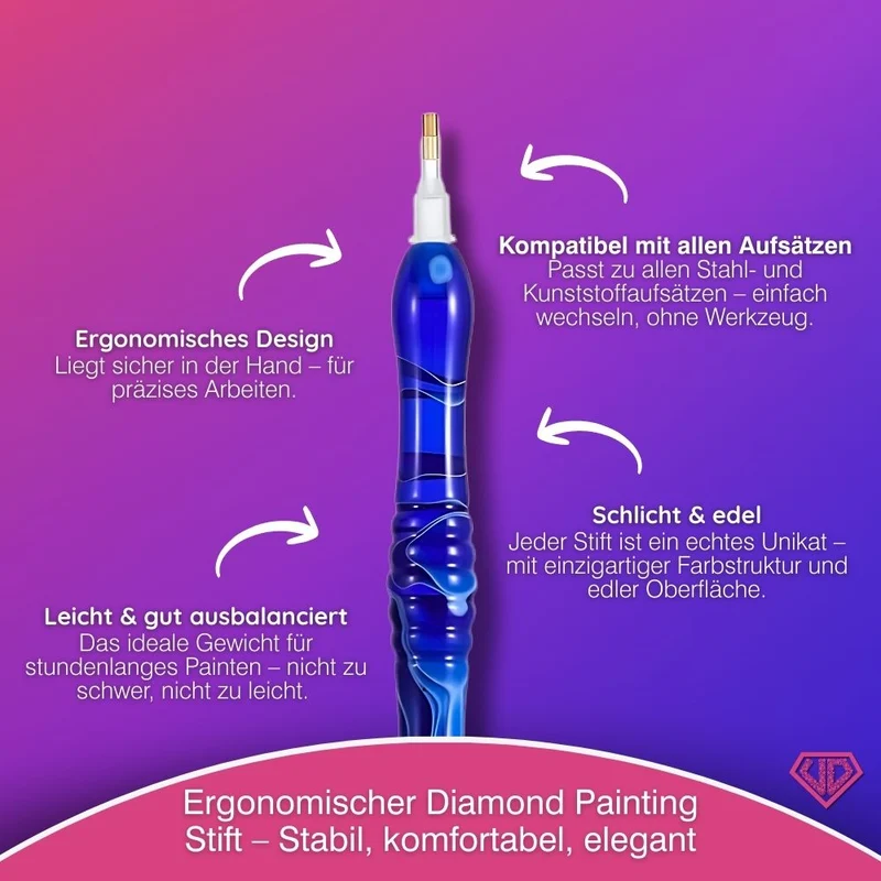 Diamond Painting Ergonomischer Premium-Stift – Deep Ocean