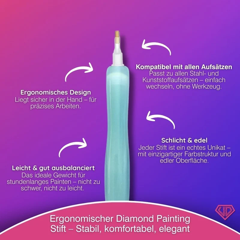 Diamond Painting Ergonomischer Premium-Stift – Ocean Mist