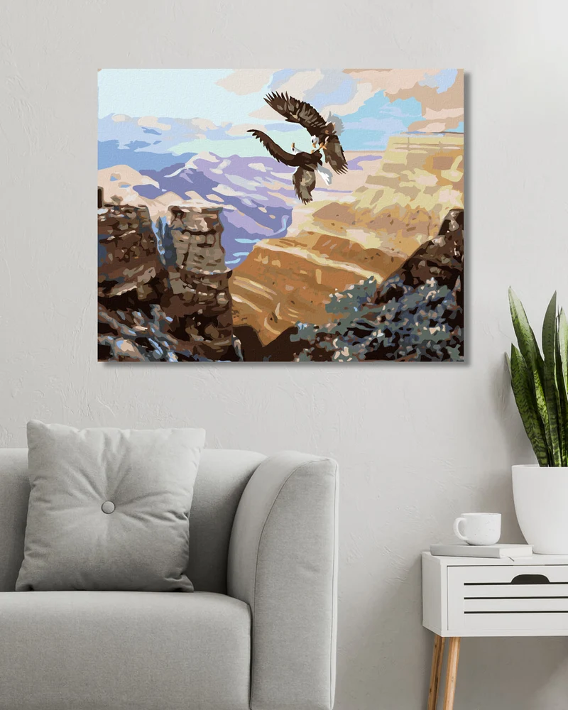 Diamond painting - ADLER IM KAMPF (D. RUSTY RUST)