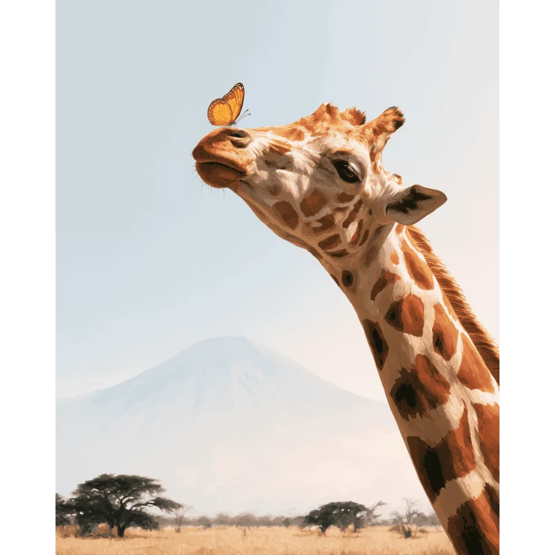Kilimandscharo-Giraffe