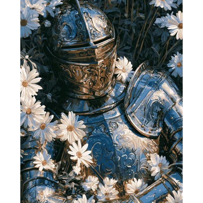 Ritter zwischen Gänseblümchen