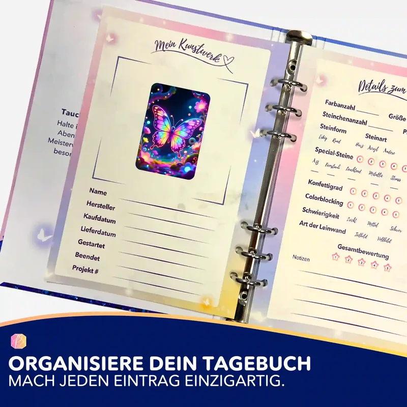 Aufkleber 5er-Set - Flügel der Schleier