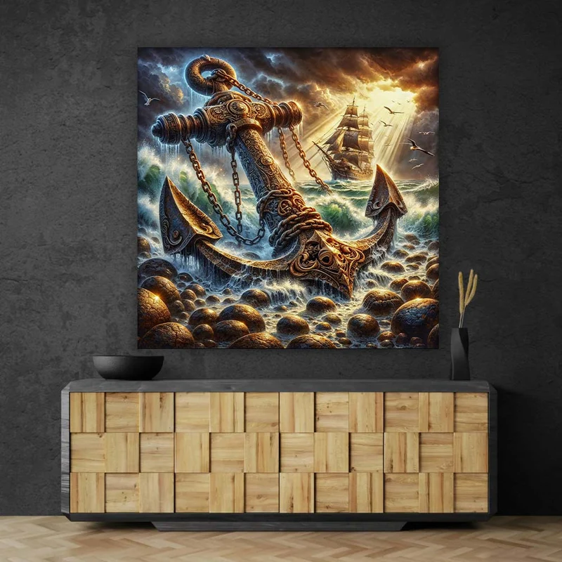 5D Diamond Painting – Anker der Legenden