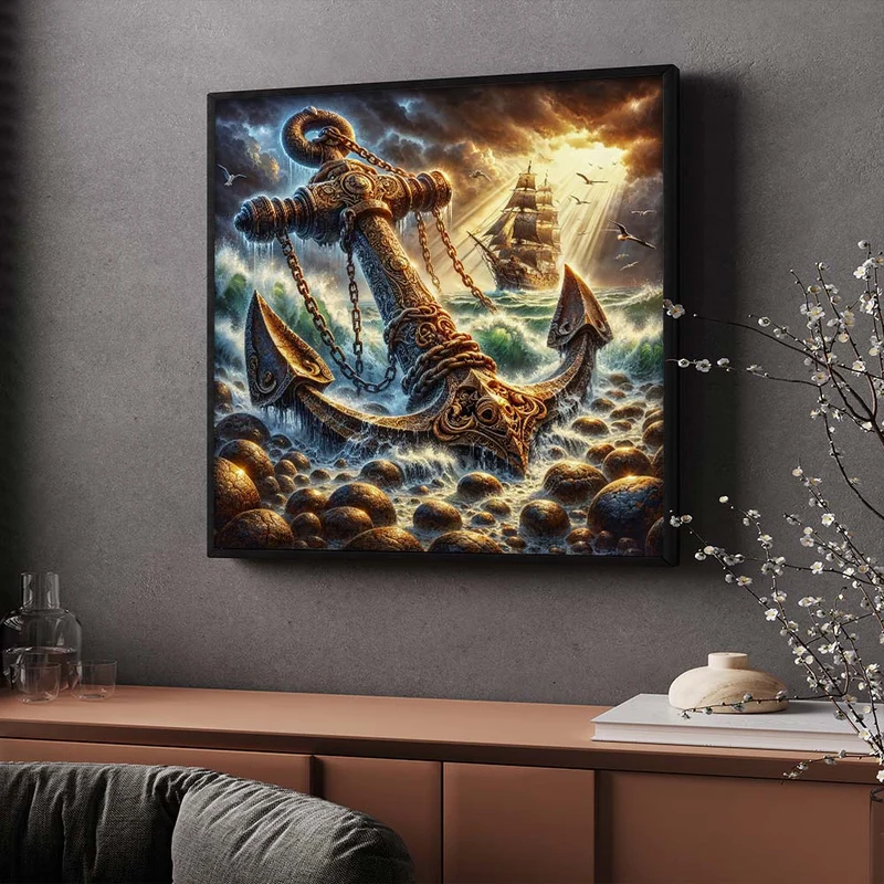 5D Diamond Painting – Anker der Legenden
