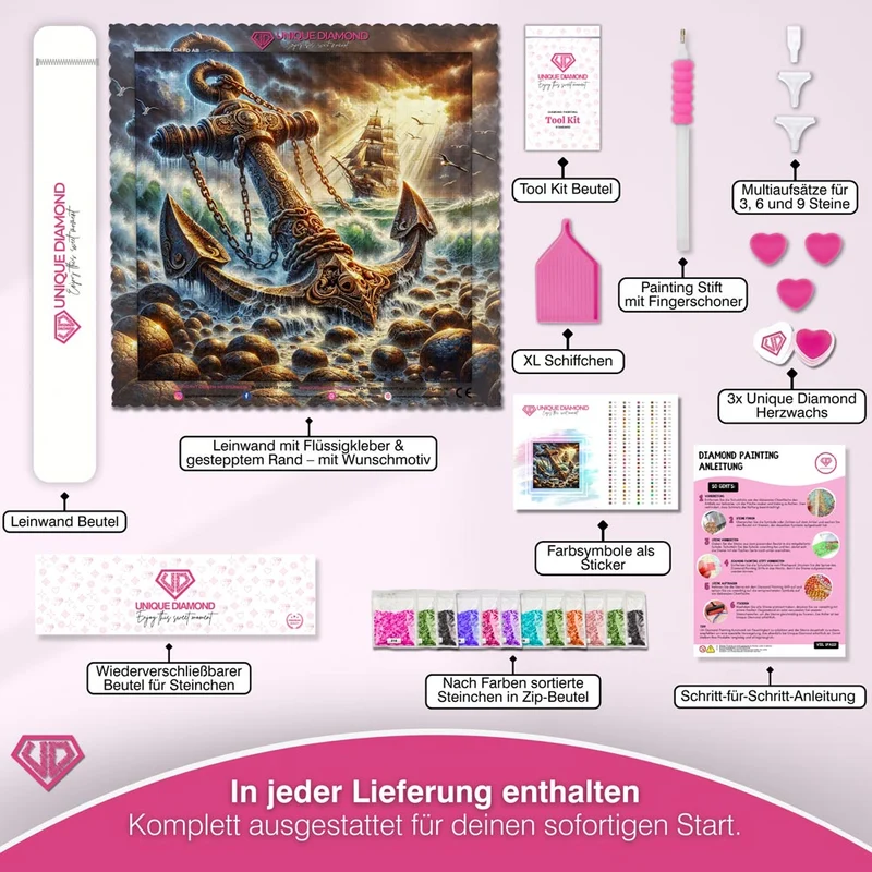 5D Diamond Painting – Anker der Legenden