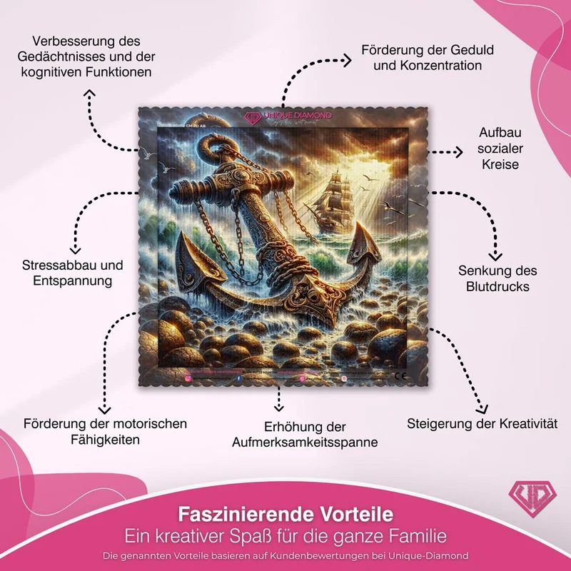 5D Diamond Painting – Anker der Legenden