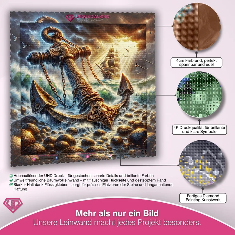 5D Diamond Painting – Anker der Legenden