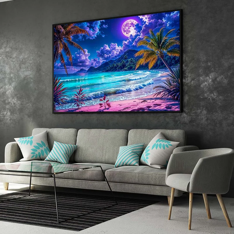 5D Diamond Painting – Mondnacht in Amara Bay