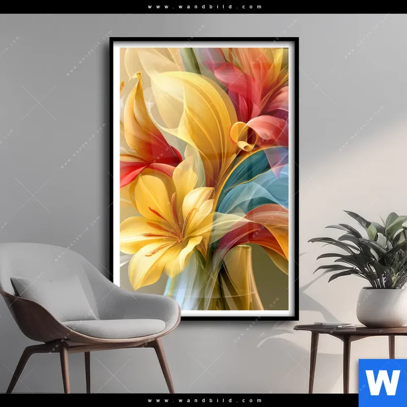 Poster | Leuchtende Lilienträume | Hochformat