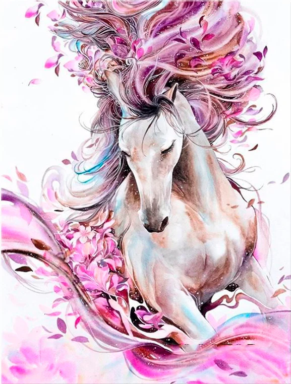 Pink Purple Horse PIX-581