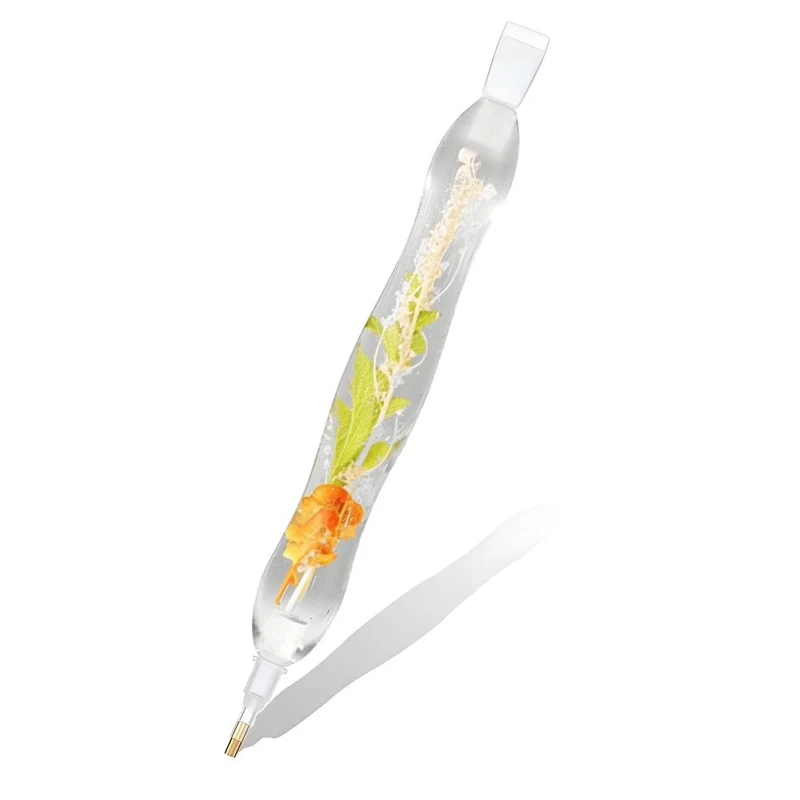 Diamond Painting Ergonomischer Premium-Stift – Golden Herb Bloom