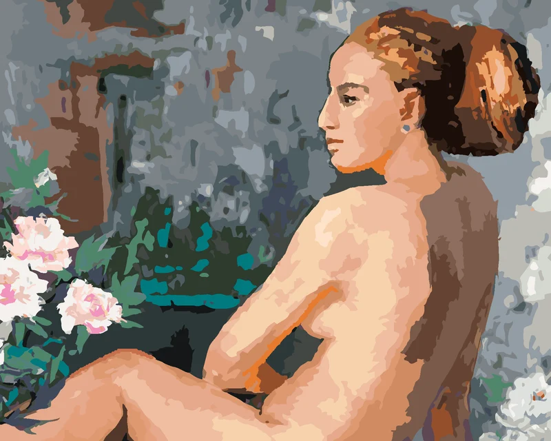 Diamond painting - SINNLICHE FRAU