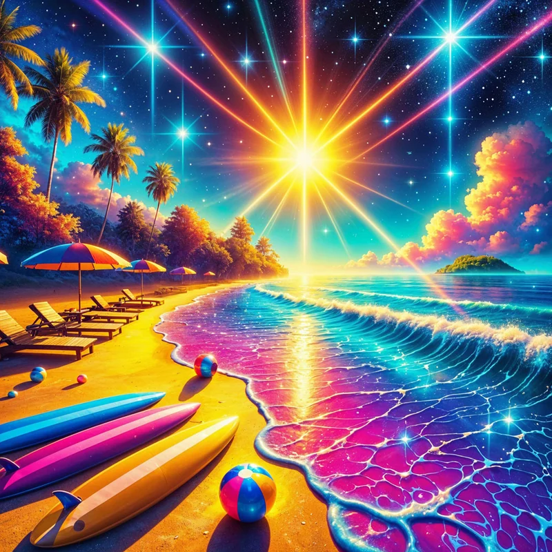 5D Diamond Painting – Sonnenzauber am Traumstrand