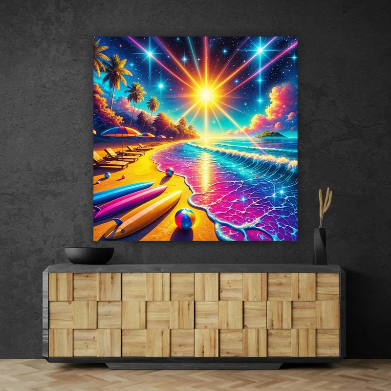 5D Diamond Painting – Sonnenzauber am Traumstrand