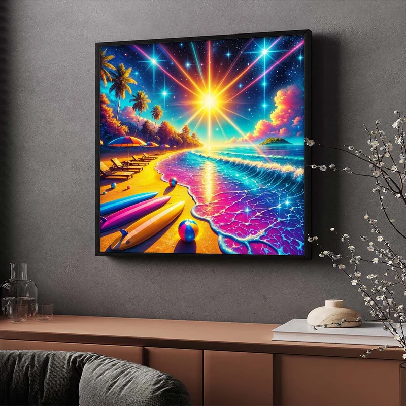 5D Diamond Painting – Sonnenzauber am Traumstrand